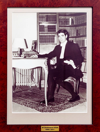 Portrait de Dominique Ader, notaire de 1966 à 2011